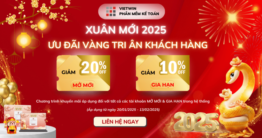 XUÂN MỚI 2025 – ƯU ĐÃI VÀNG TRI ÂN KHÁCH HÀNG VIETWIN